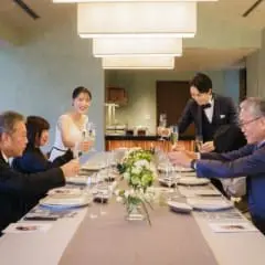 写真:乾杯